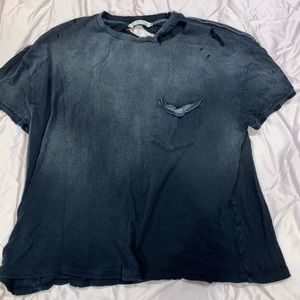 Free people Distressed tee